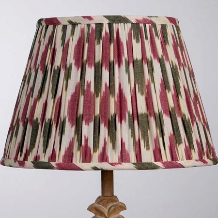 Pink Ikat Empire Lampshade Medium